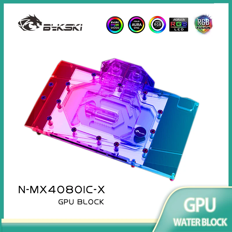 Blok GPU Bykski do karty grafi – Rtx 4080 Water Cooling Block recenzja i cena